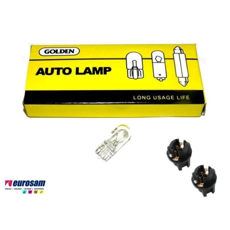 lampada tutto vetro 12v 5w tipo t10 - 10 pezzi