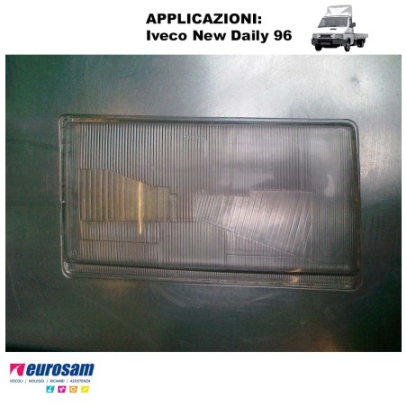 vetro per proiettore faro dx iveco new daily 1990-1999