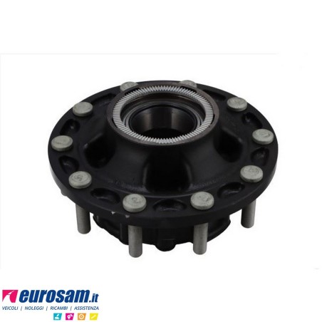 Mozzo ruota posteriore nudo Renault Premium Kerax Volvo 6x4 da cantiere