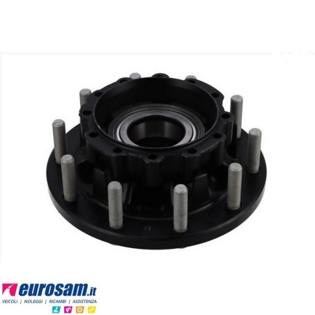 Mozzo ruota posteriore nudo Renault Premium Kerax Volvo 6x4 da cantiere