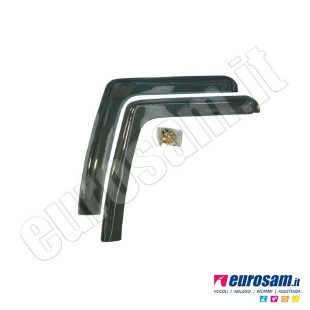 Coppia deflettori antiturbo finestrino renault Midlum Premium New Premium con clips