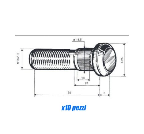 wheel bolt column front...