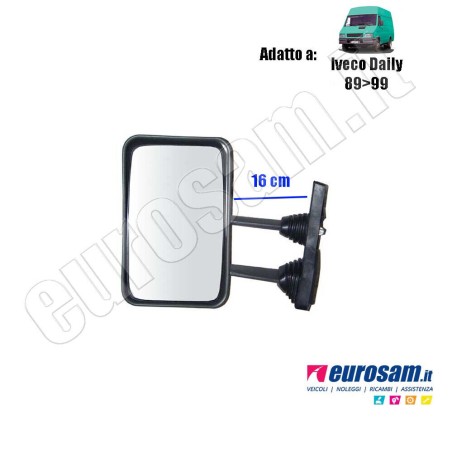 braccio specchio completo siniateo sx iveco daily 89-99 tipo lungo