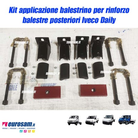 Kit applicazione balestrini rinforzo balestre posteriori Iveco Daily serie C