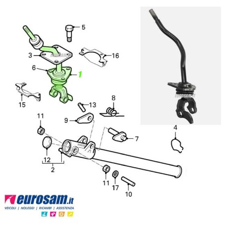 asta leva comando marce cambio renault midlum premium kerax volvo vm